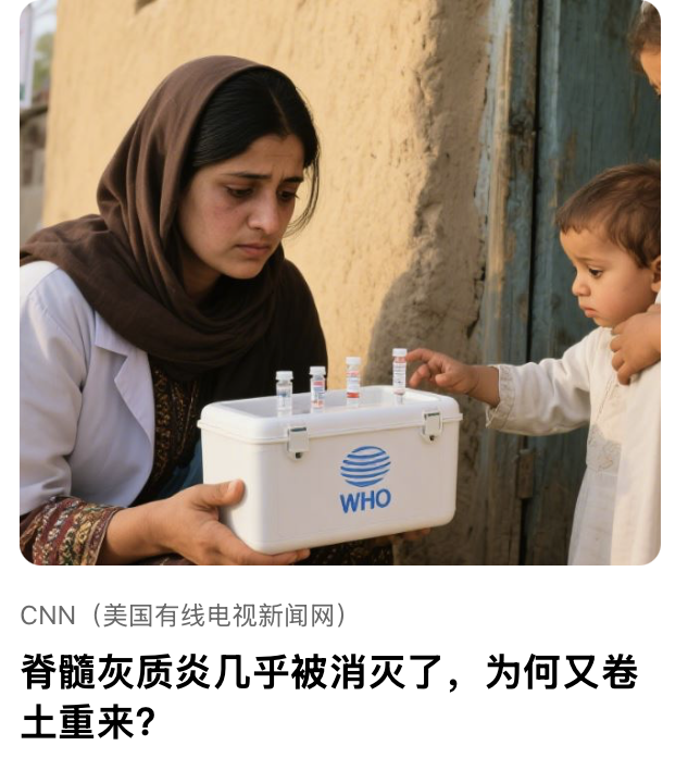 脊髓灰质炎⼏乎被消灭了，为何⼜卷⼟重来？